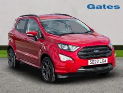 Red Used 2022 Ford Ecosport ST-Line SUV | £13,799 (Fair price)