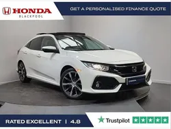 White Used 2018 Honda Civic EX Hatchback | £13,465 (Fair price)
