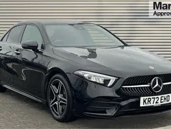 Black Used 2023 Mercedes A180 AMG Line Premium Sedan | £23,991 (Fair price)