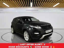 Black Used 2014 Land Rover Range Rover evoque Dynamic SUV | £9,749 (Good price)