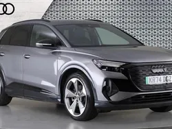 Grey Used 2024 Audi Q4 e-tron Black Edition SUV | £34,990 (Good price)