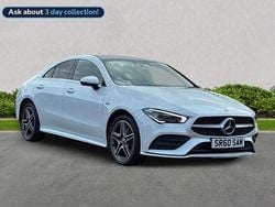 White Used 2020 Mercedes CLA250e AMG Line Premium Plus Sedan | £22,899
