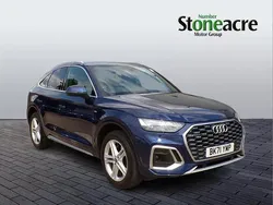 Blue Used 2021 Audi Q5 Sportback S-Line SUV | £27,495 (Fair price)