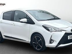 White Used 2018 Toyota Yaris Design Hatchback | £9,838 (Fair price)