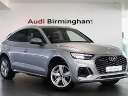 Silver Used 2021 Audi Q5 S-Line SUV | £31,500 (A bit pricey)