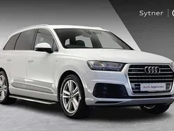 White Used 2019 Audi Q7 S-Line SUV | £29,500 (Good price)