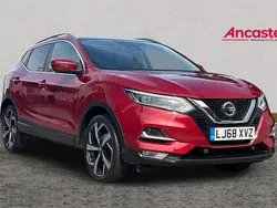 Red Used 2018 Nissan Qashqai Tekna SUV | £13,475 (Fair price)
