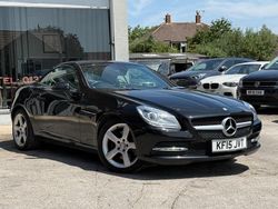 Black Used 2015 Mercedes SLK250 Cabriolet | £8,995 (Fair price)