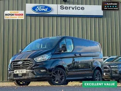 Black Used 2020 Ford Transit Custom Sport Van | £21,449 (A bit pricey)