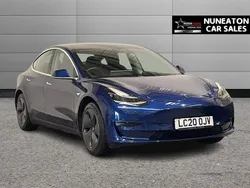 Blue Used 2020 Tesla Model 3 Standard Range Sedan | £15,500 (Good price)