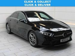 Black Used 2020 Mercedes A200 AMG line Sedan | £15,150 (Fair price)