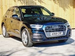 Black Used 2018 Audi Q5 S-Line SUV | £19,390 (Fair price)
