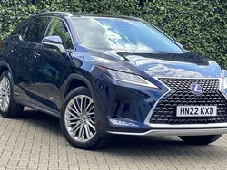 Blue Used 2022 Lexus RX450h SUV | £34,799 (A bit pricey)