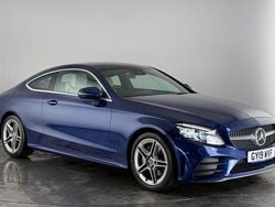 Blue Used 2019 Mercedes C200 AMG Line Premium Coupe | £20,550 (Fair price)