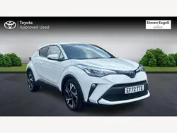 White Used 2023 Toyota C-HR Design SUV | £20,460 (Fair price)
