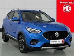 Blue Used 2023 MG ZS Exclusive Sedan | £15,390 (Fair price)