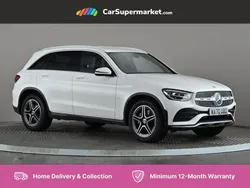 White Used 2020 Mercedes GLC220 AMG line Estate | £24,676 (Fair price)
