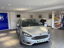 Silver Used 2017 Ford Focus Titanium Hatchback | £9,991 (Fair price)