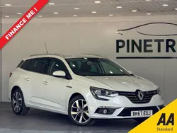 White Used 2017 Renault Mégane GrandTour Dynamique Estate | £9,999 (A bit pricey)
