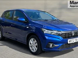 Blue Used 2022 Dacia Sandero Comfort Hatchback | £10,415 (Good price)