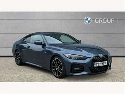 Arctic race blue Used 2021 BMW 420 M Sport Coupe | £27,995 (Expensive)