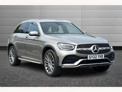 Silver Used 2022 Mercedes GLC300 AMG Line Premium SUV | £34,950 (Fair price)