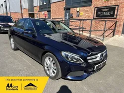 Blue Used 2017 Mercedes C220 Sedan | £11,995 (Super price)