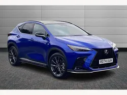 Azure blue Used 2024 Lexus NX450h+ Sport Line SUV | £51,999 (Fair price)