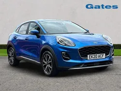 Blue Used 2020 Ford Puma Gen-E Titanium Hatchback | £13,899 (Fair price)