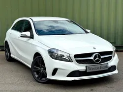 White Used 2017 Mercedes A180 Hatchback | £10,890 (Fair price)