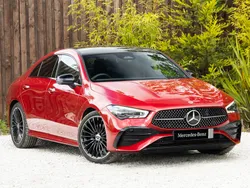 Red Used 2024 Mercedes CLA220 AMG Line Premium Plus Sedan | £33,498 (Fair price)