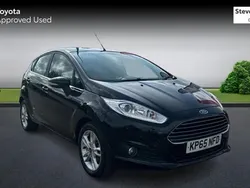 Black Used 2015 Ford Fiesta Zetec Hatchback | £7,062 (Fair price)