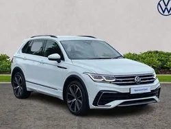 White Used 2021 VW Tiguan R-line SUV | £29,270 (A bit pricey)
