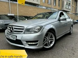 Silver Used 2014 Mercedes C180 AMG Sedan | £7,490 (Fair price)
