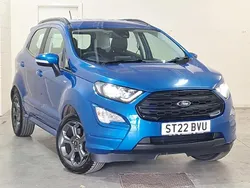 Blue Used 2022 Ford Ecosport ST-Line SUV | £14,198 (Fair price)