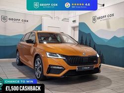 Orange Used 2022 Skoda Octavia vRS Estate | £27,995