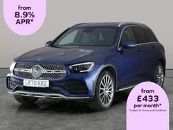 Blue Used 2020 Mercedes GLC300 AMG Line Premium Estate | £27,668 (Good price)