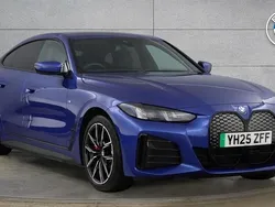 Blue Used 2025 BMW i4 M Sport Sedan | £43,495 (Expensive)