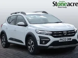 White Used 2022 Dacia Sandero Prestige Hatchback | £11,800 (Fair price)