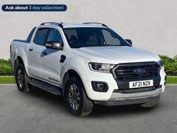 White Used 2021 Ford Ranger Wildtrack Pickup | £21,750 (Fair price)