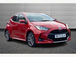 Red Used 2023 Toyota Yaris Hybrid Hatchback | £18,275 (Fair price)