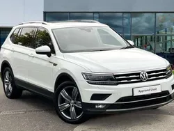 White Used 2021 VW Tiguan Allspace SEL SUV | £27,963 (Fair price)