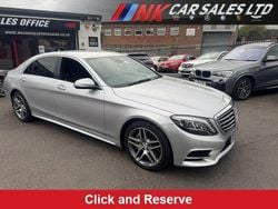 Silver Used 2016 Mercedes S350 AMG line Sedan | £18,650 (Fair price)