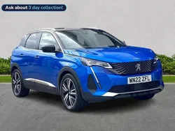 Blue Used 2022 Peugeot 3008 GTi Hatchback | £17,469 (Fair price)