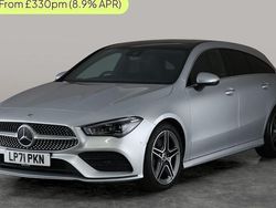 Silver Used 2022 Mercedes CLA220 Shooting Brake AMG Line Premium Plus Estate | £24,136 (Fair price)