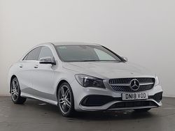 Silver Used 2018 Mercedes CLA180 AMG line Sedan | £14,998 (Fair price)