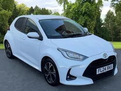 White Used 2024 Toyota Yaris Hybrid Design Hatchback | £17,803 (Good price)