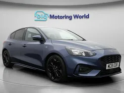 Blue Used 2019 Ford Focus ST-Line X Hatchback | £10,900 (Fair price)