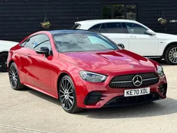 Red Used 2020 Mercedes E300 AMG line Coupe | £33,495