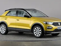 Yellow Used 2021 VW T-Roc SE SUV | £15,998 (Fair price)